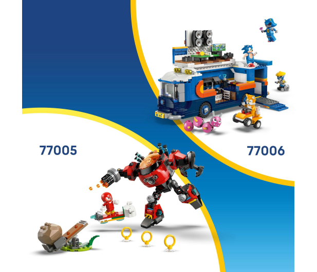 LEGO Sonic 77005 Knuckles kontra Dr. Eggman w mechu Egg Crusher - 1331738 - zdjęcie 9